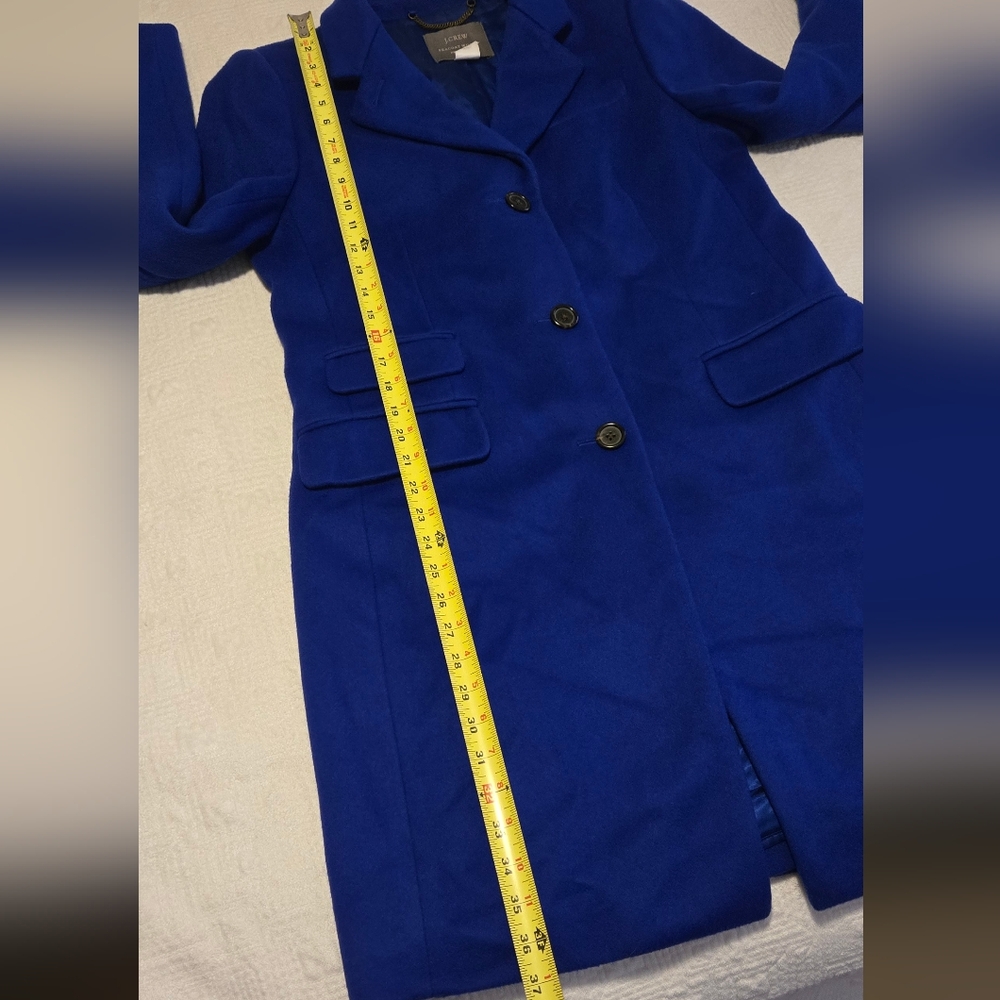 J. Crew 100% Wool by Nello Gori Peacoat, size 8 - Picture 7 of 11